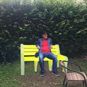 LED GLOWING PARK BENGES για εξωτερικά, PE πλαστική μπαταρία που λειτουργεί πάγκο κήπου, ωδείο, αίθριο, γκαζόν ή κάθισμα κήπου, μπορεί να φέρει 600 kg