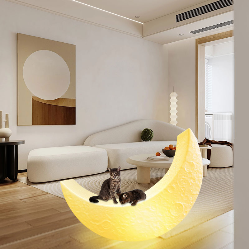 Το πάρτι οδήγησε φωτεινή καρέκλα swing υπαίθρια/indoor πλαστική φεγγάρι λαμπτήρα φωτεινή λυχνία LED Moon Rocking καρέκλα